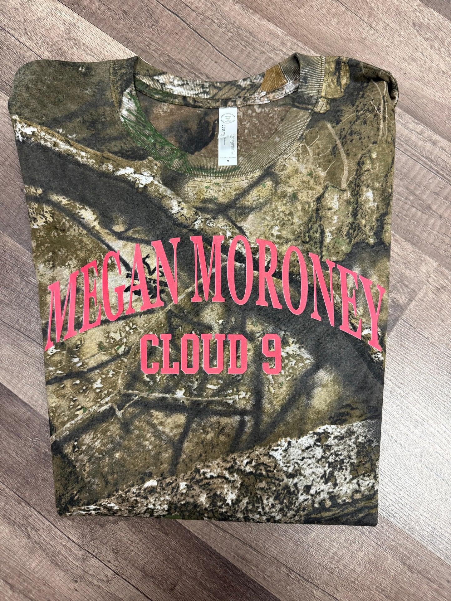 Megan Moroney Cloud 9 camo tee