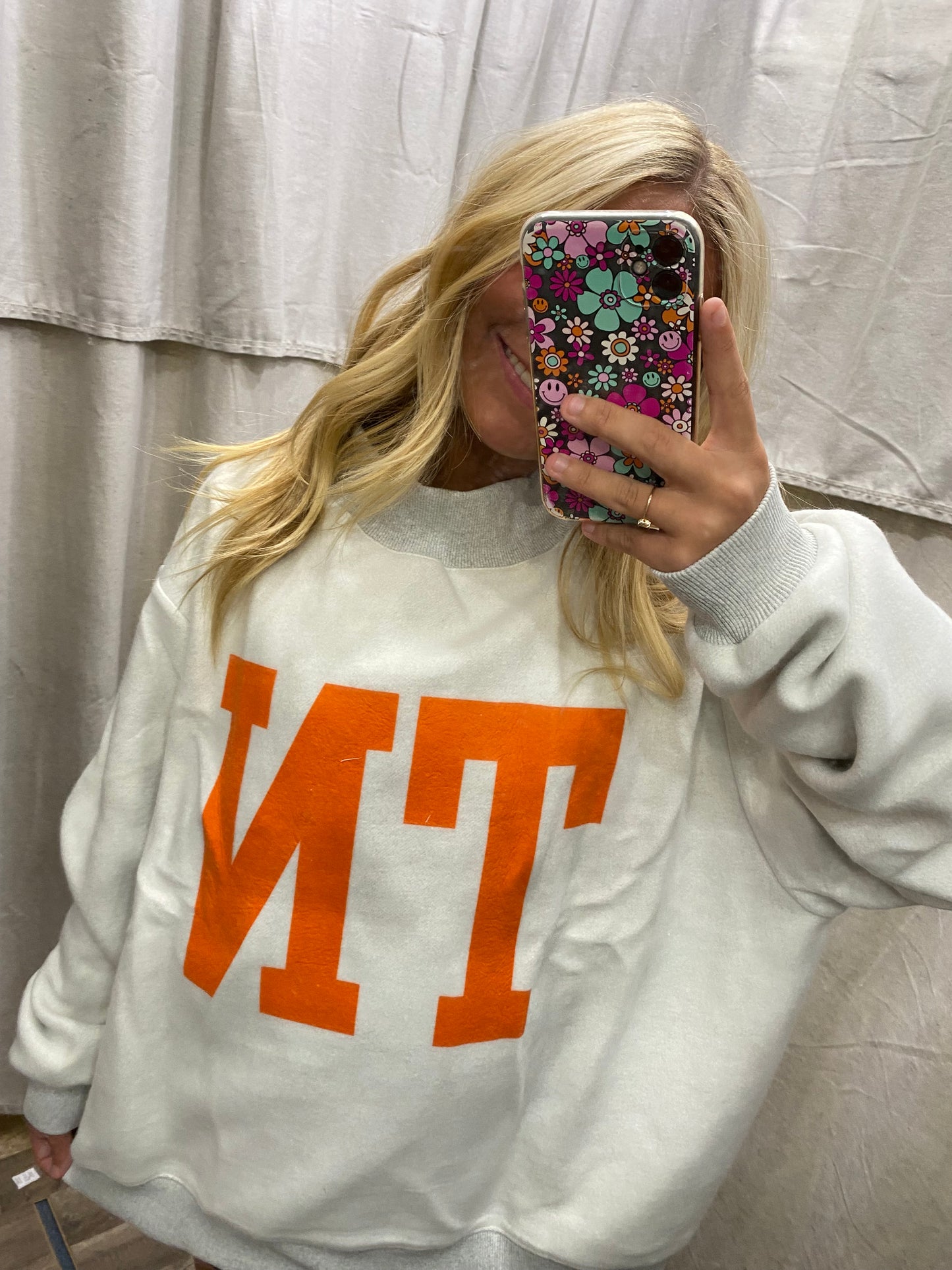 Tennessee reversible MOCKNECK SWEATSHIRT