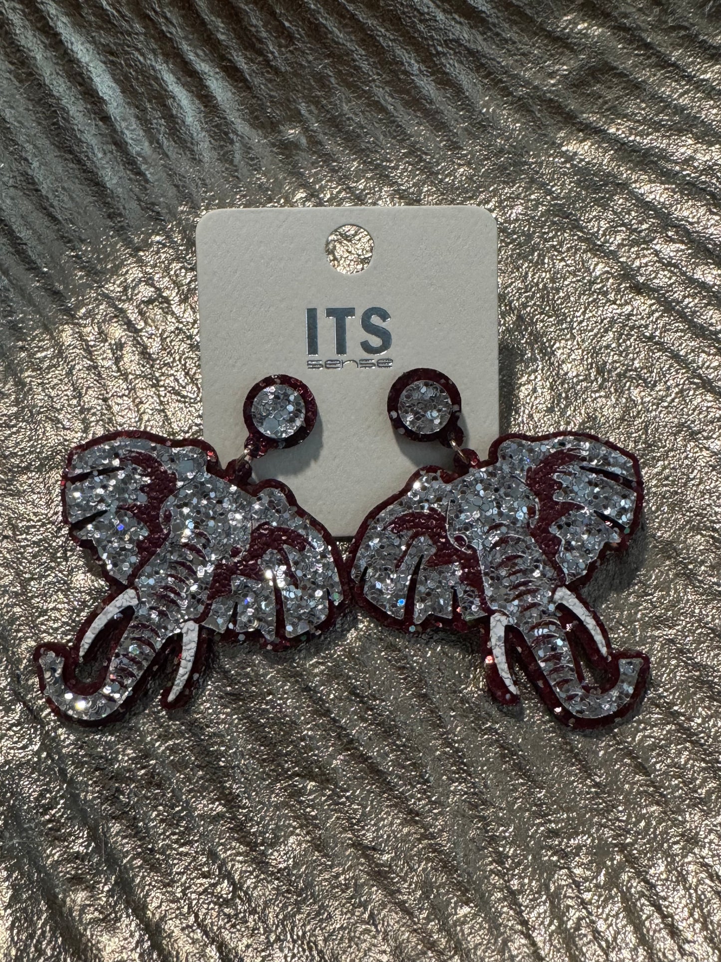 Elephant Sequin Earring