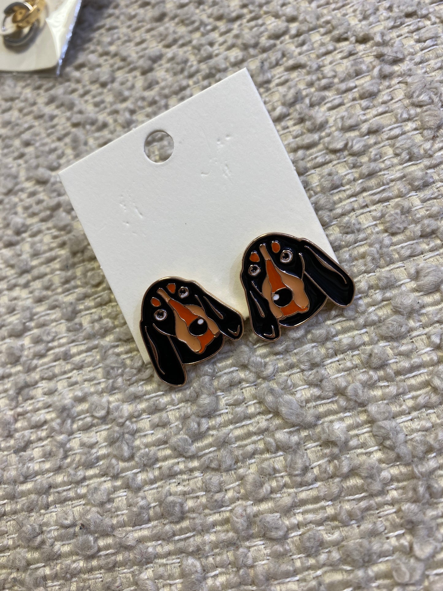 Gold plated Smokey studs