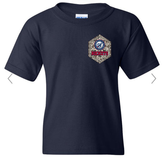 Vaughan Rockets Camo Front/back GILDAN