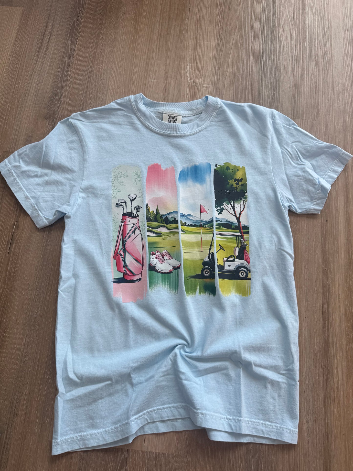 Golf Portraits Blue Tee