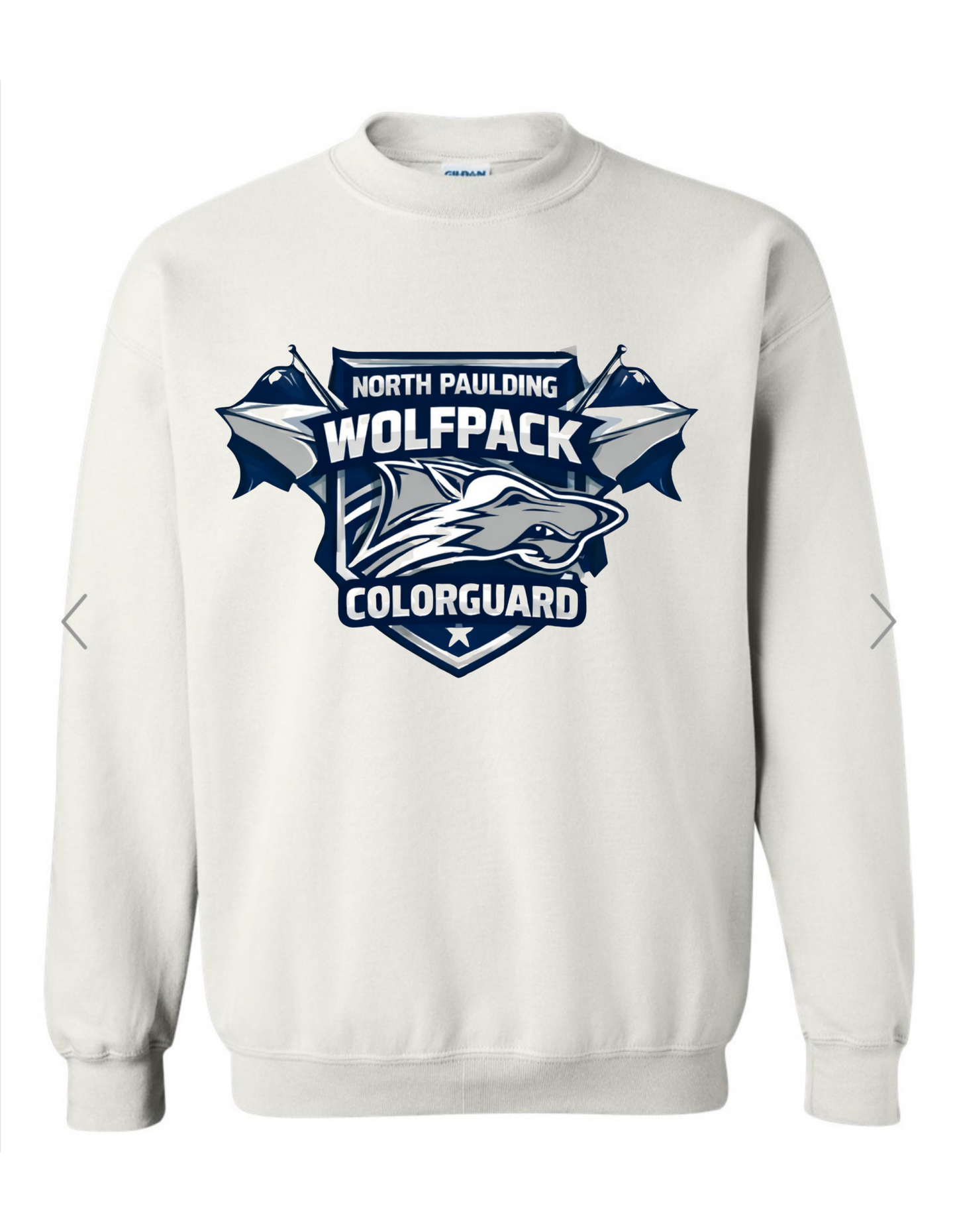 North Paulding Cadets Double Flag on White