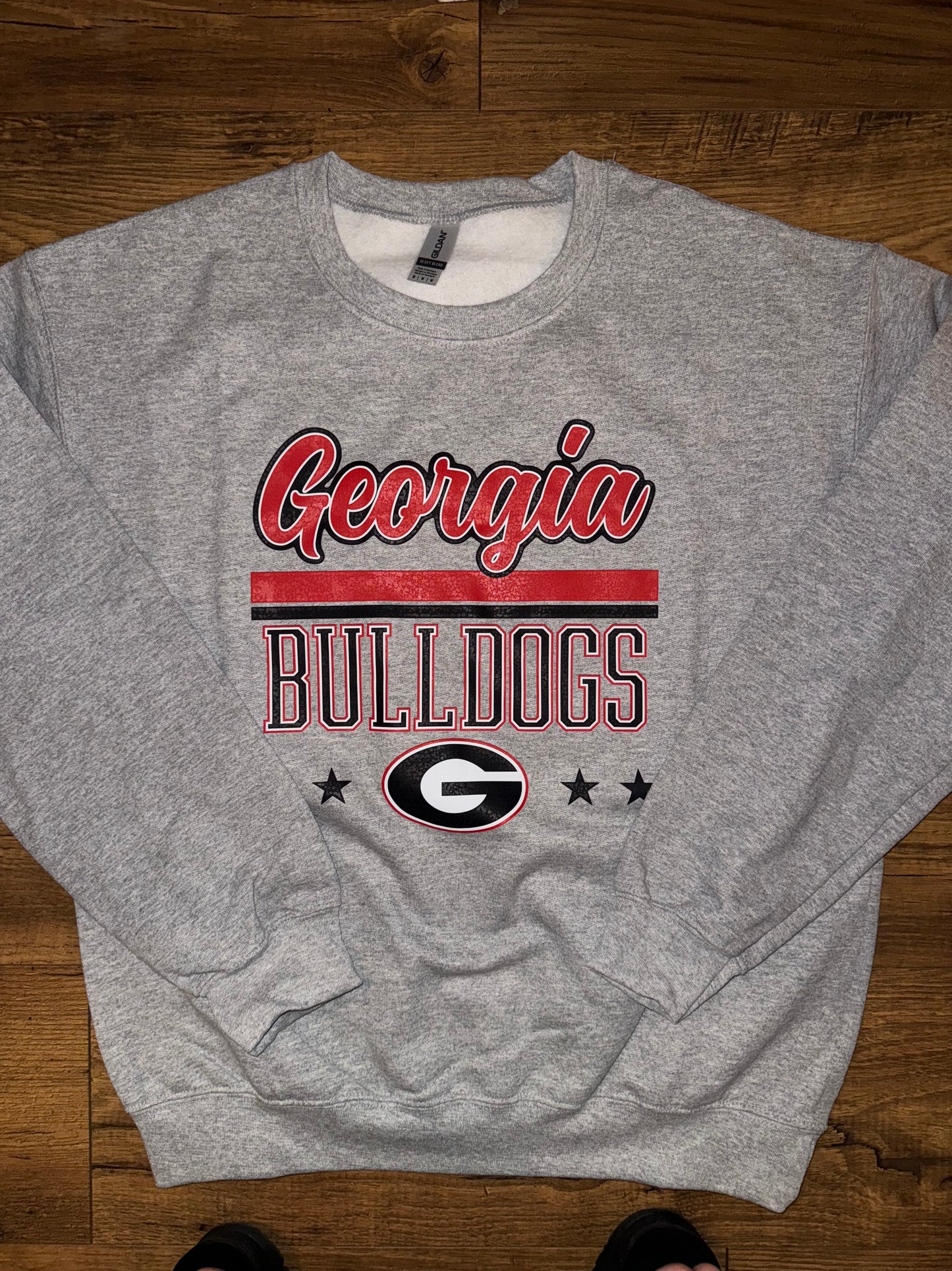 Georgia Star Varsity Sweatshirt