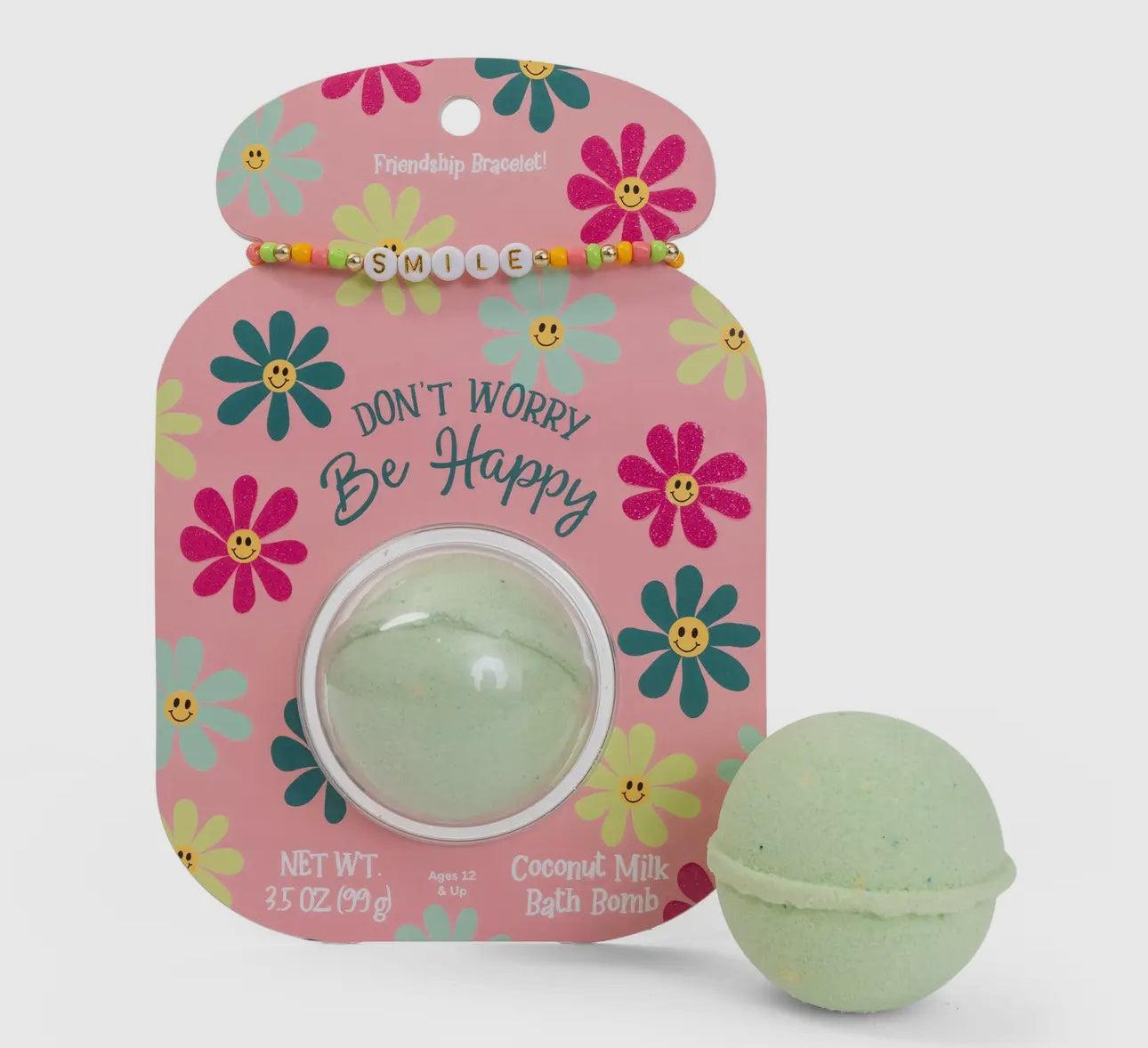 Friendship Bracelet Bath Bomb Happy - Cait + Co