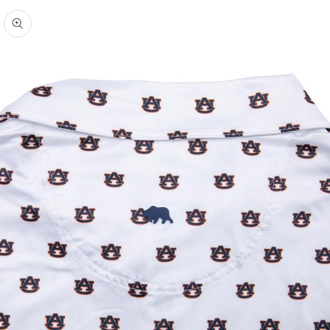 Auburn Printed Performance Polo Onward Reserve