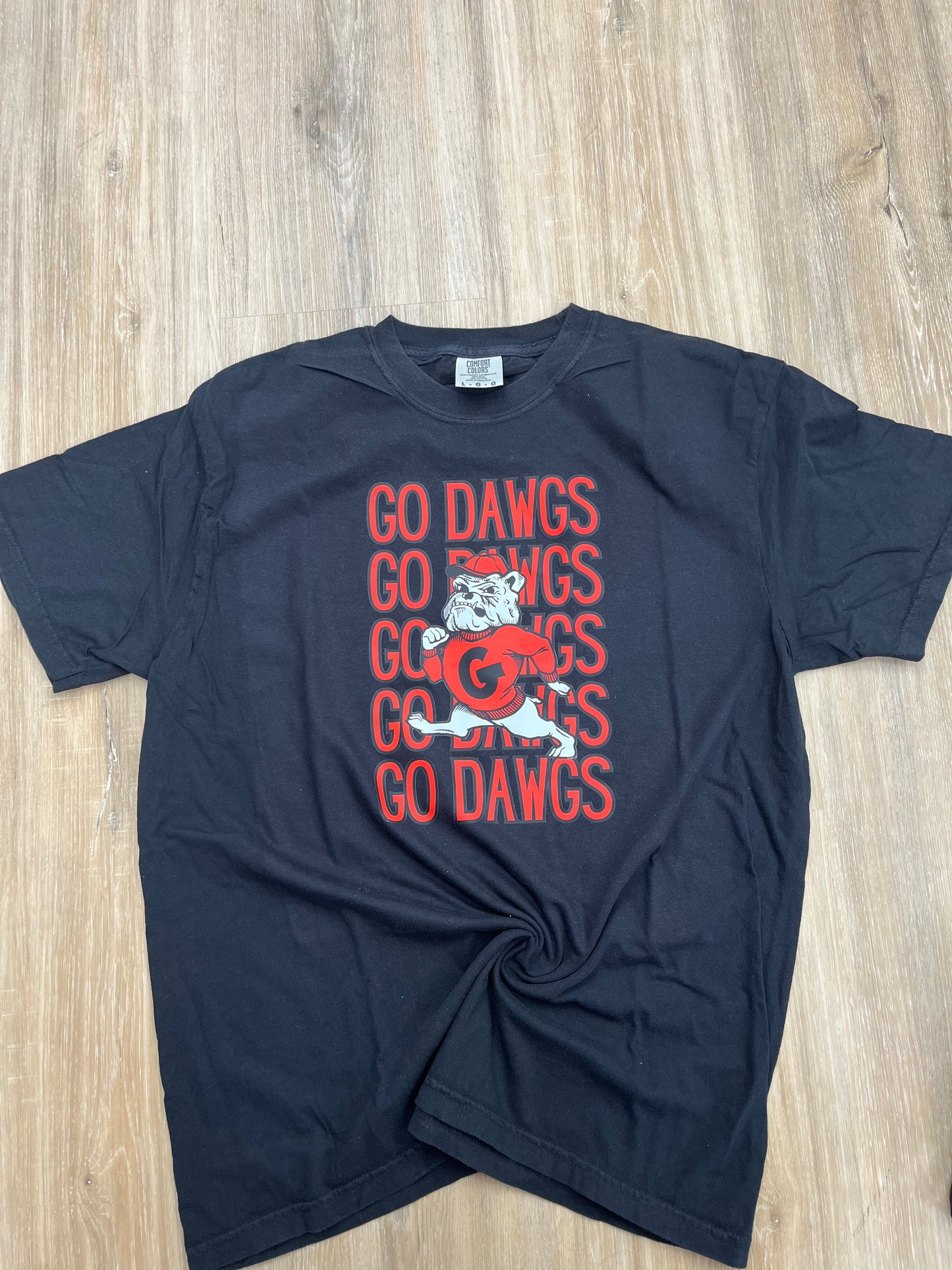 Go dawgs stacked cc tee