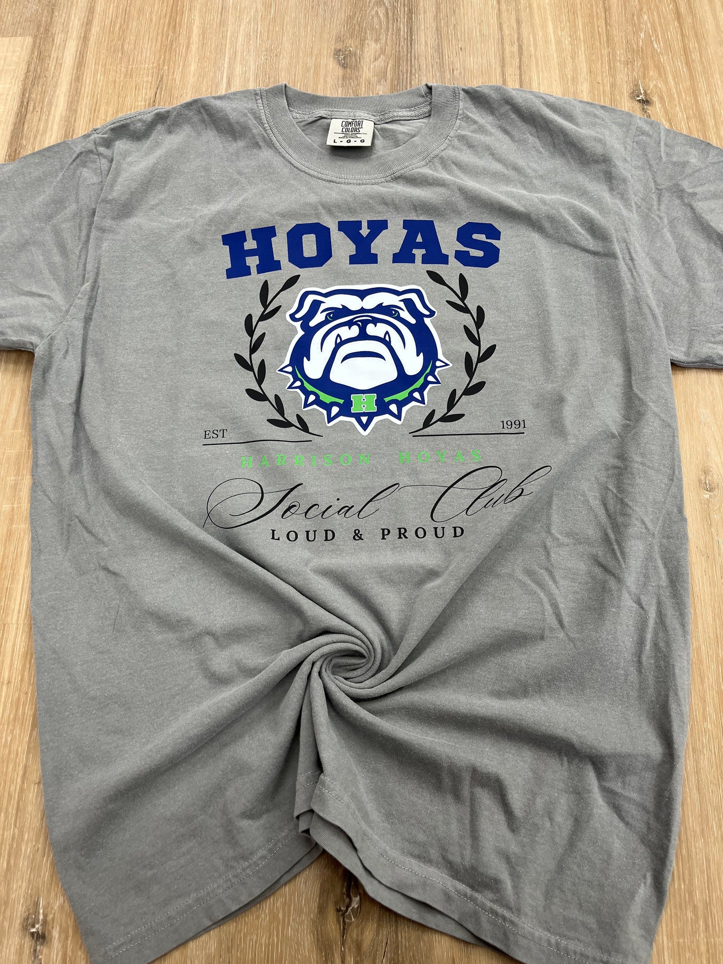 Harrison Hoyas social club cc tee