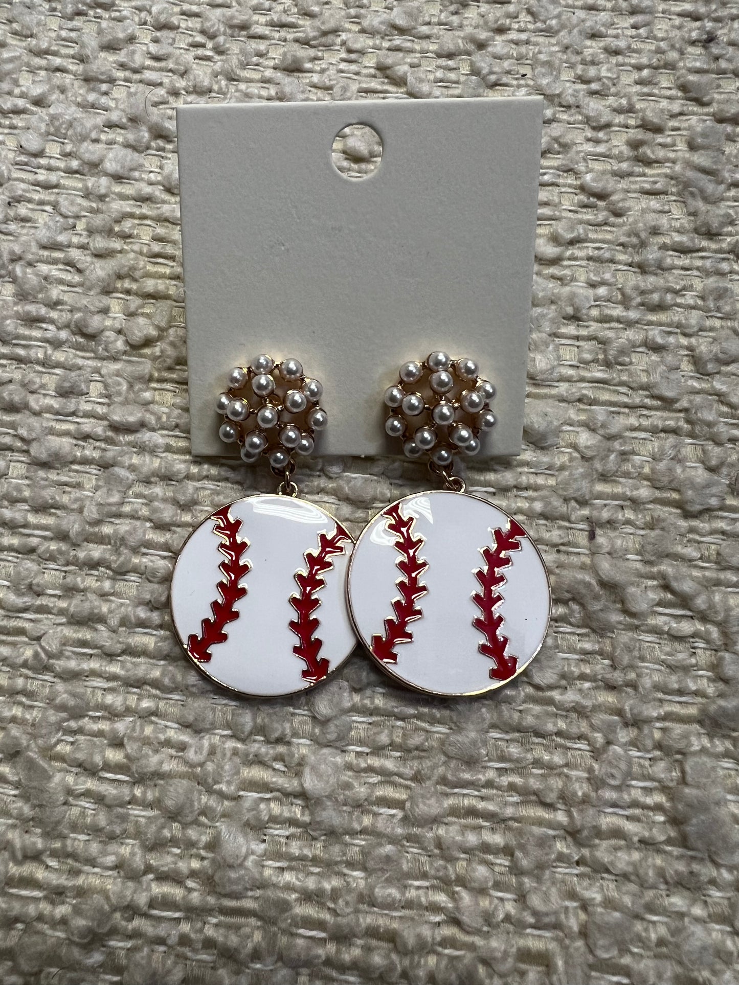 Pearl Baseball Dangles