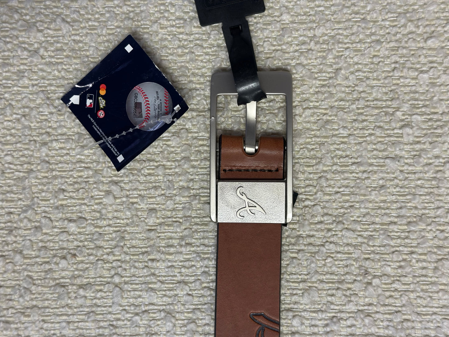 Braves Leather Belt