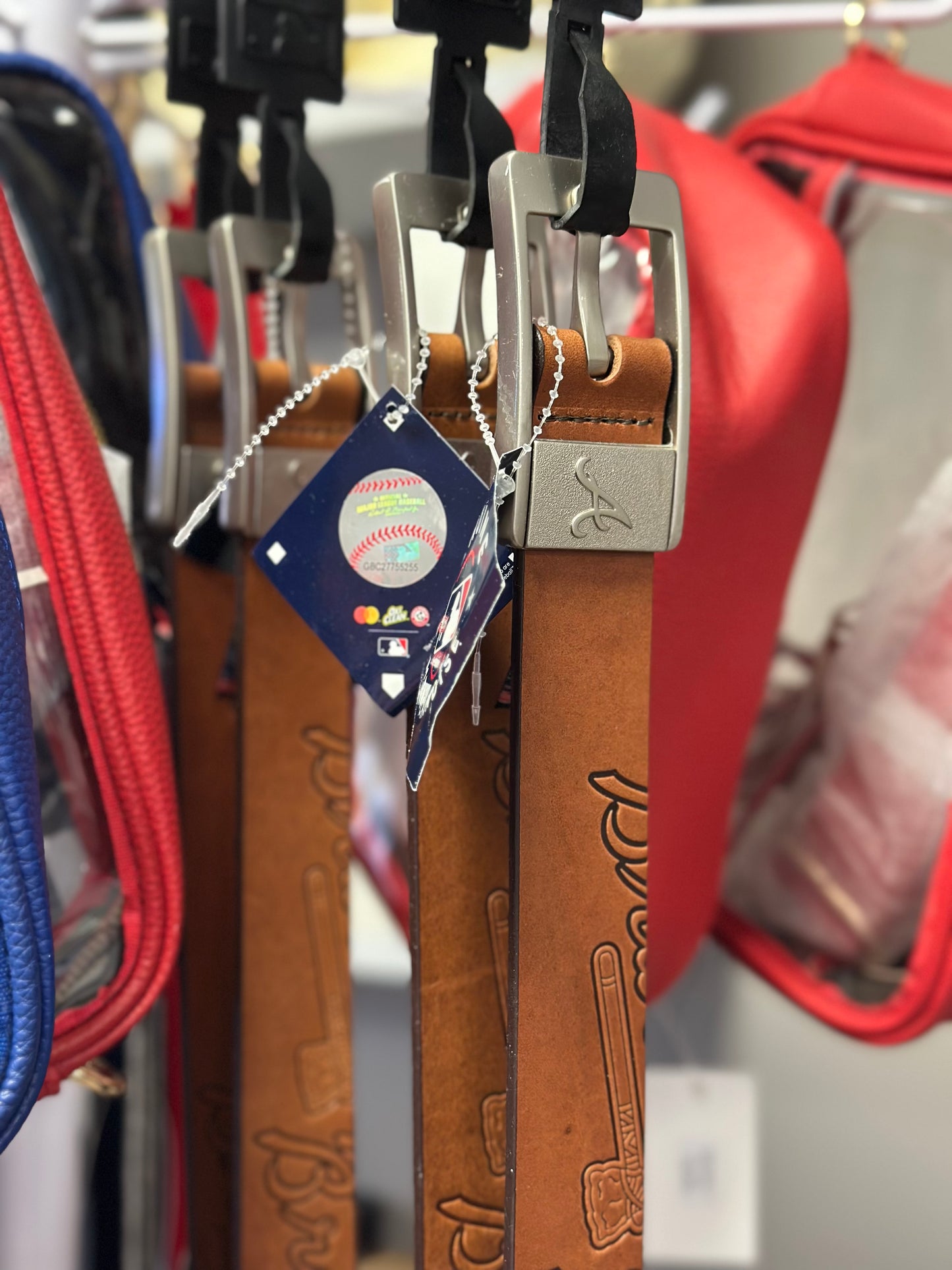 Braves Leather Belt
