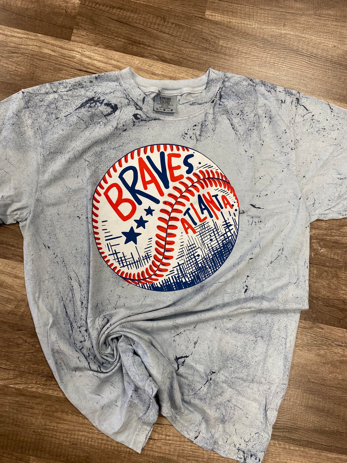 Braves Doodle Ball Tee