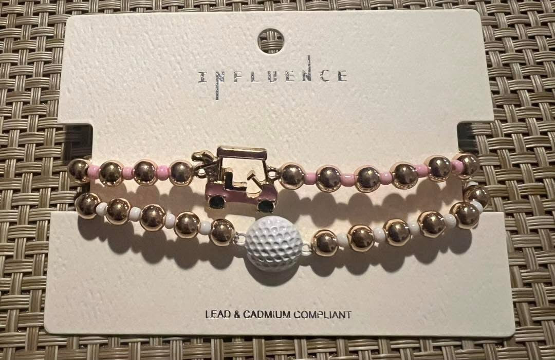 Golf Cart Bracelet Stack