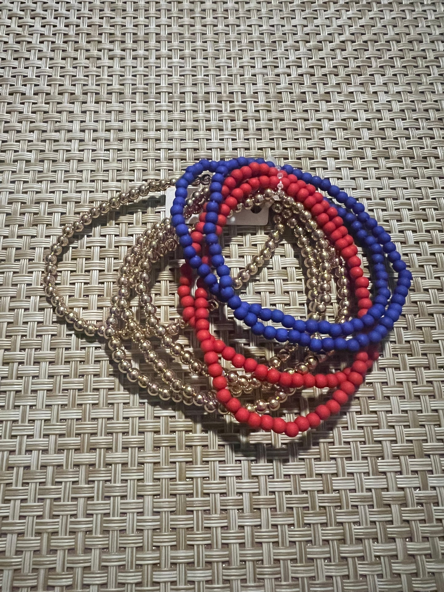 8 Piece Small Bead Stacked Bracelets