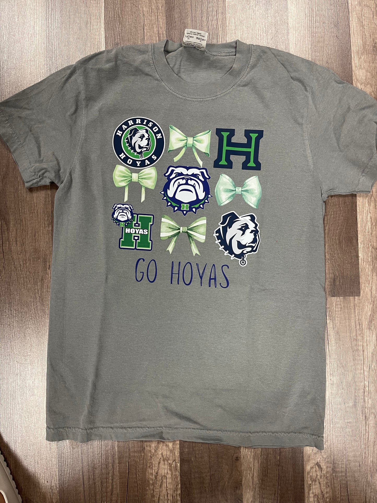 Harrison Hoyas Collage Bow Tees