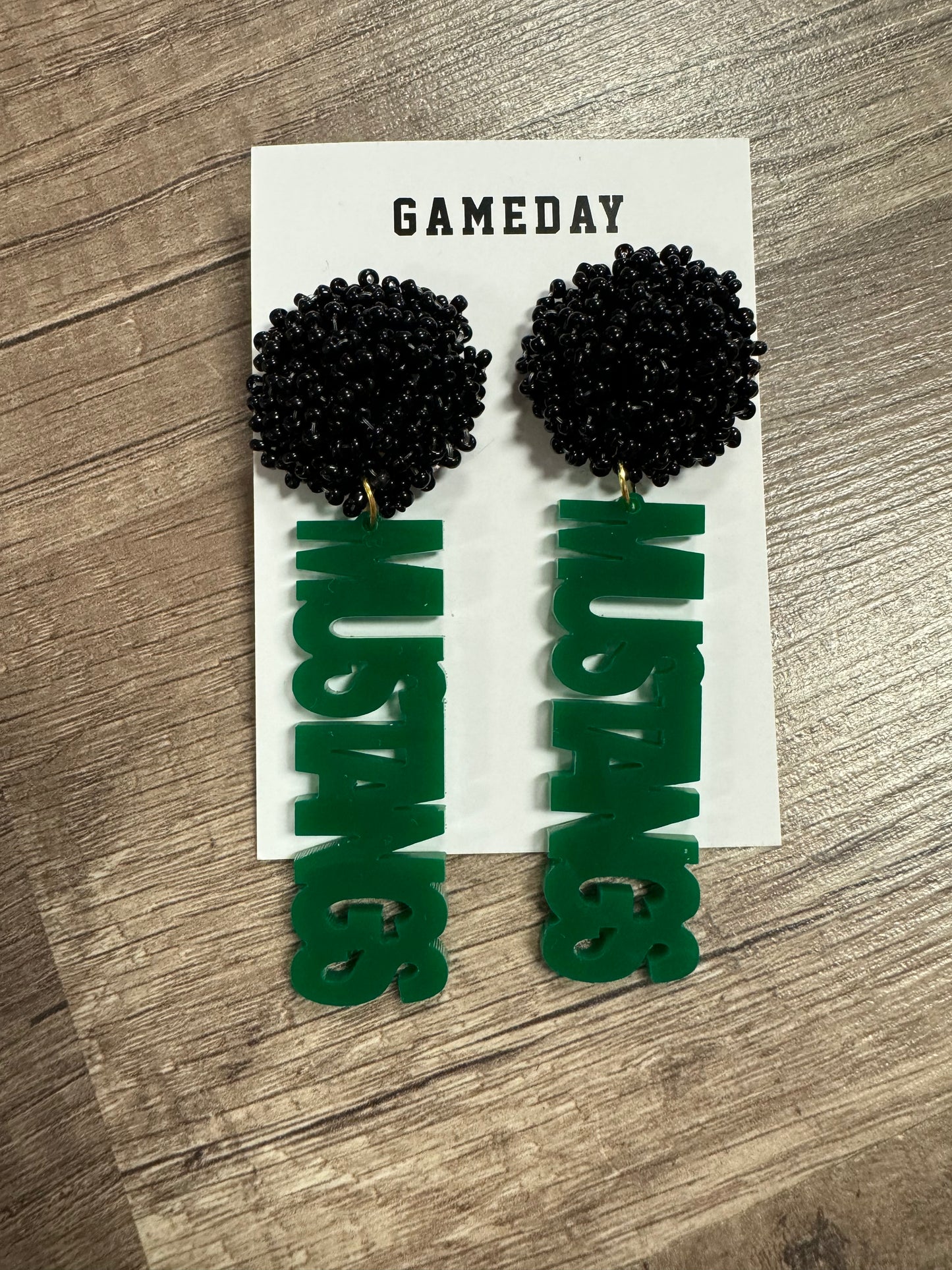 Mustang Beaded Top Dangles