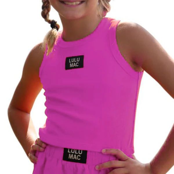 LULU MAC - Hot Pink YOUTH Tank Top
