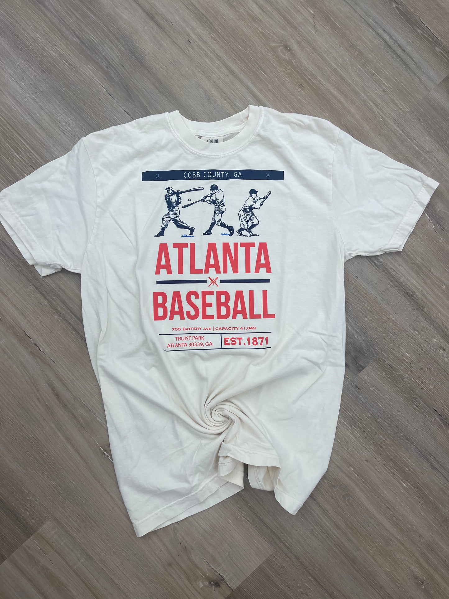 Cobb County Atlanta Baseball Tee