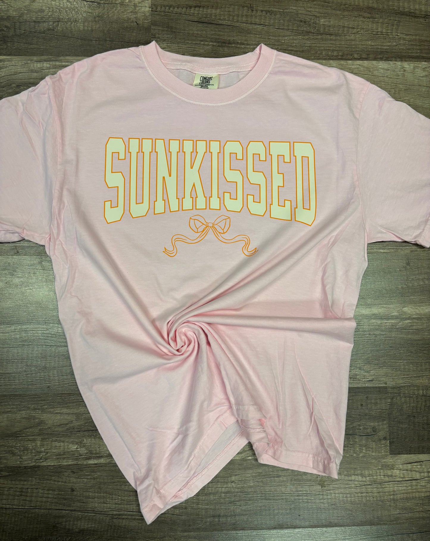Light Pink Sunkissed Bow Tee