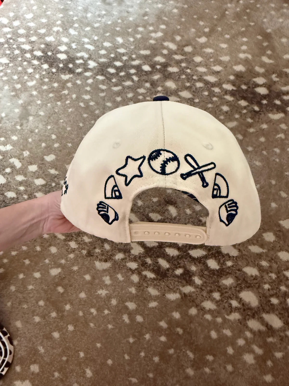 PRE ORDER Hey Batta Batta Striped Trendy Hat