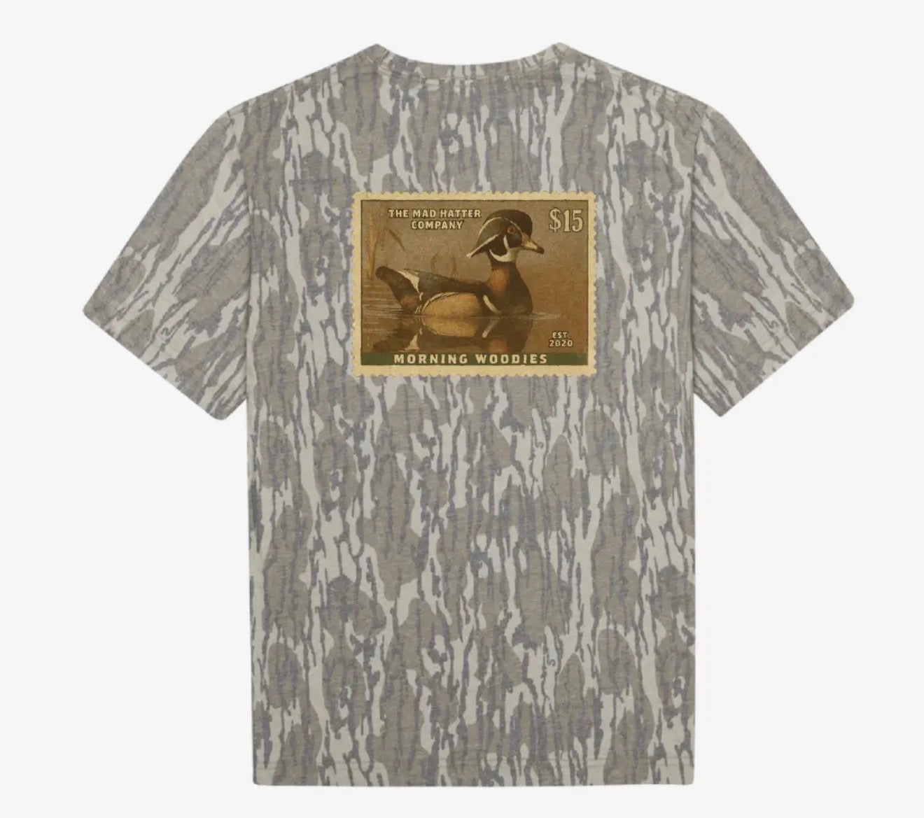 Duck Stamp T Shirt- Mossy Oak Bottomland