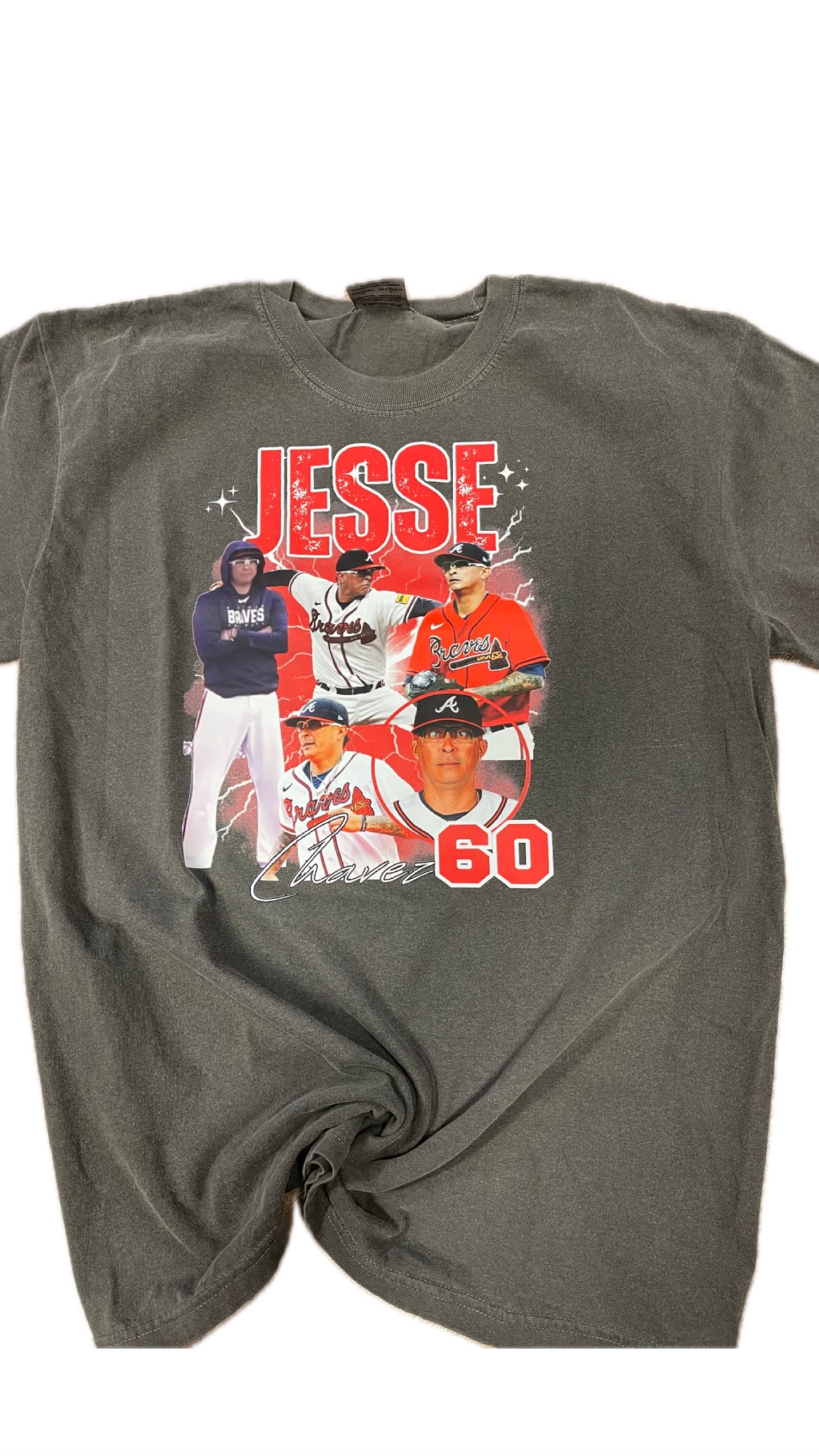Jesse Chavez 60 faces pepper cc tee
