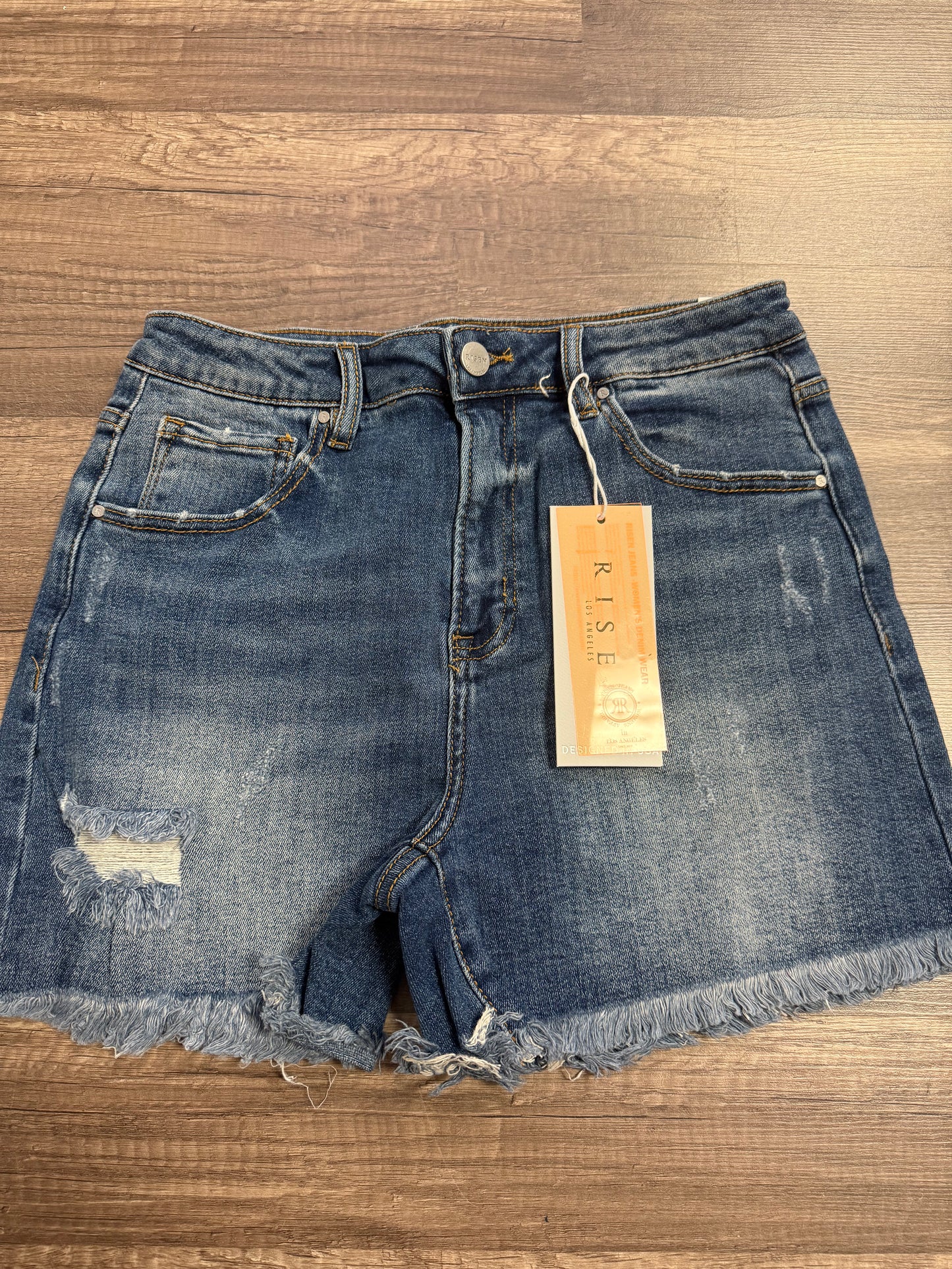 Risen High Rise Shorts Dark RDS6030