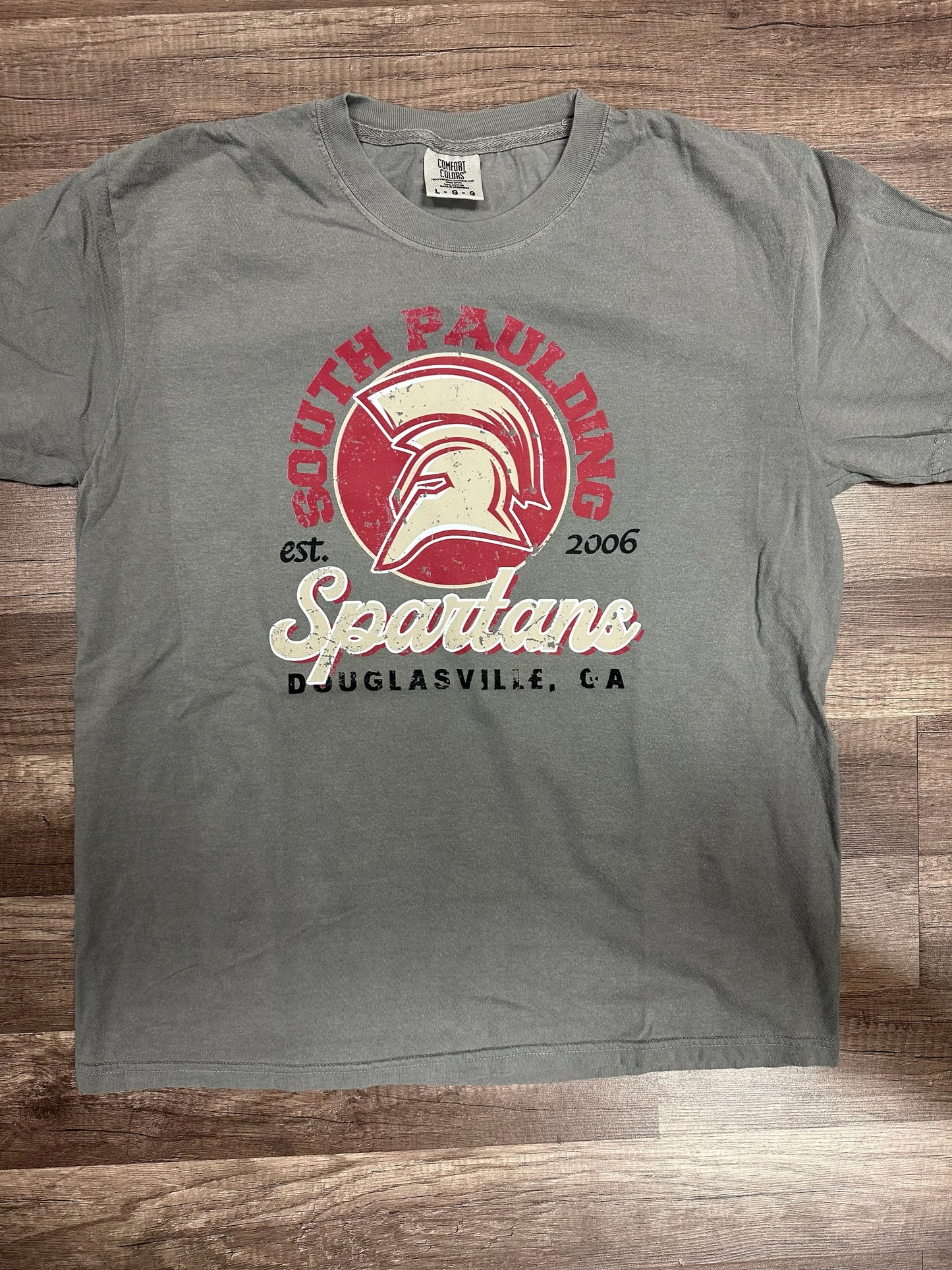 South Paulding Spartans est. 2006 cc grey tee