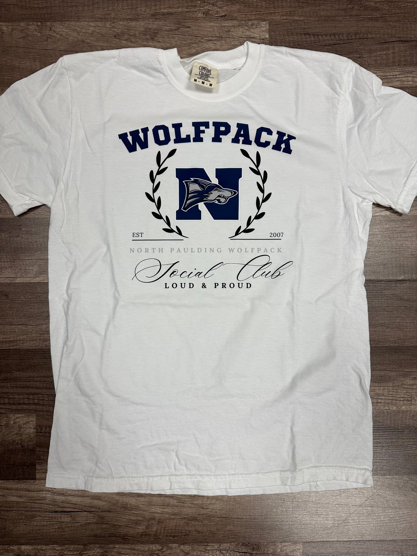 North Paulding Wolfpack social club cc tee