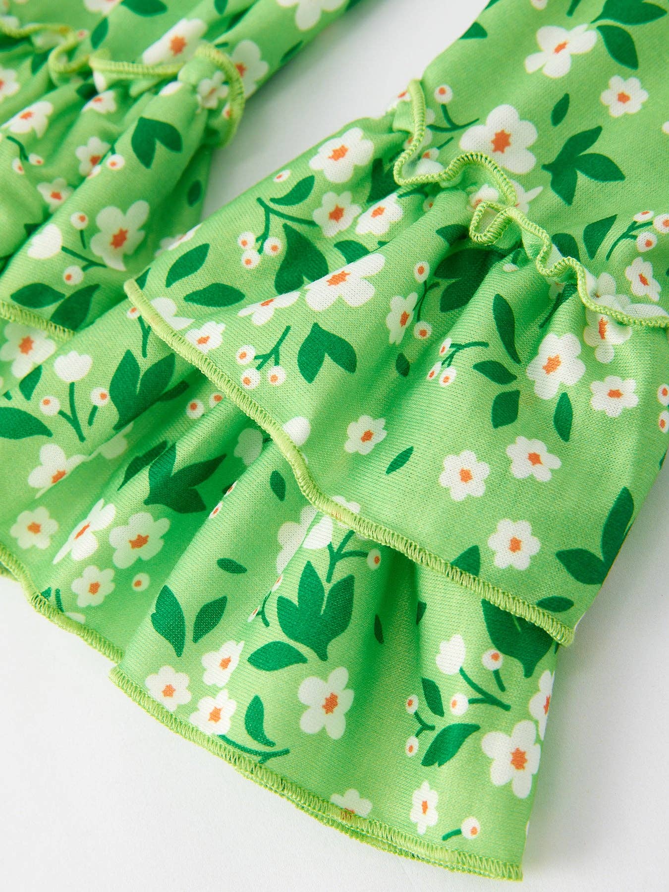 St. Patrick's Day Smocking Embroidered Pink Top+Pants Outfit Set