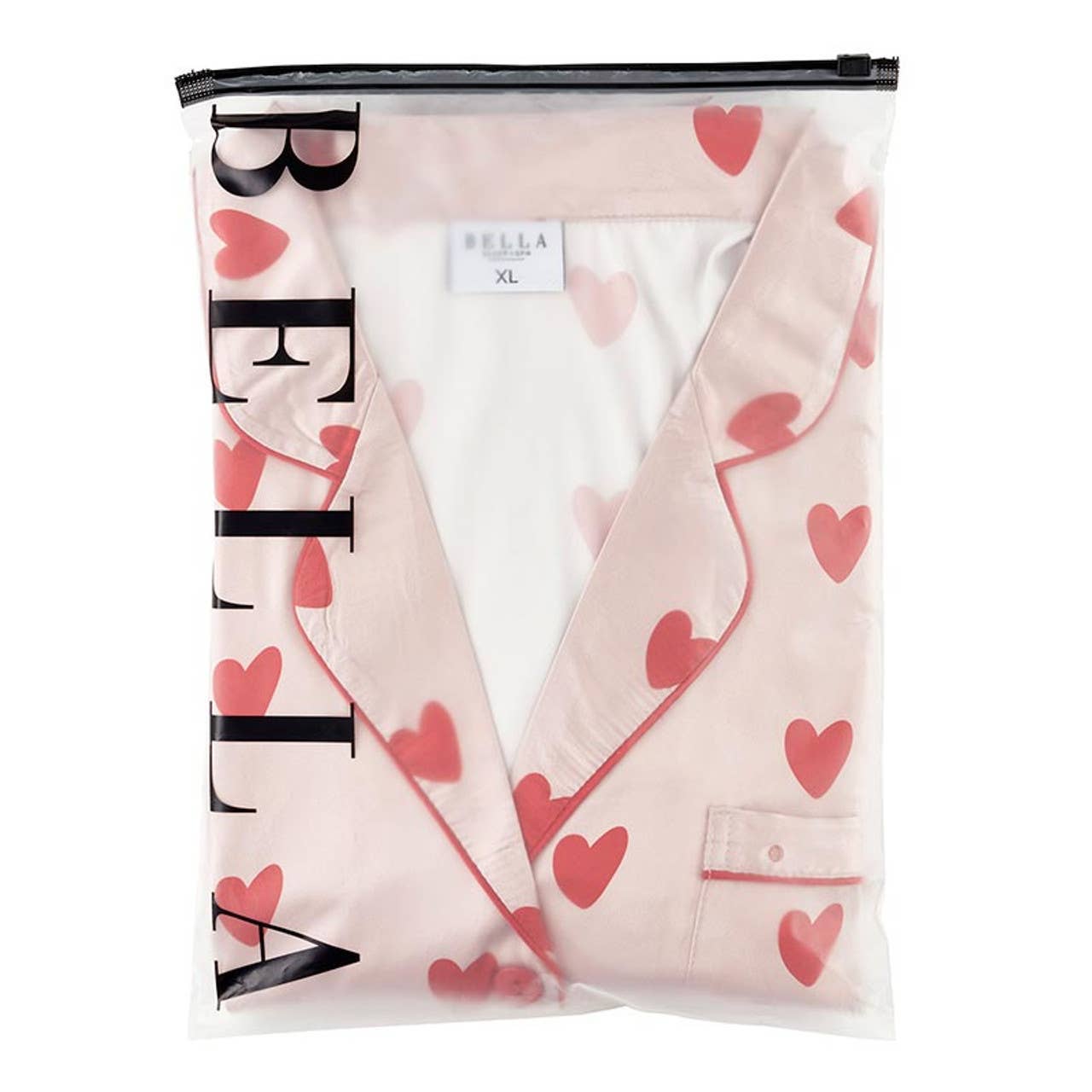 Pink Velvet Two-Piece PJ Set - Hearts: 100% Polyester