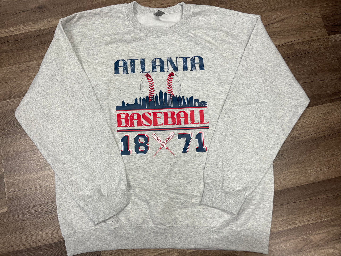 Atlanta Baseball Old School Sweatshirt