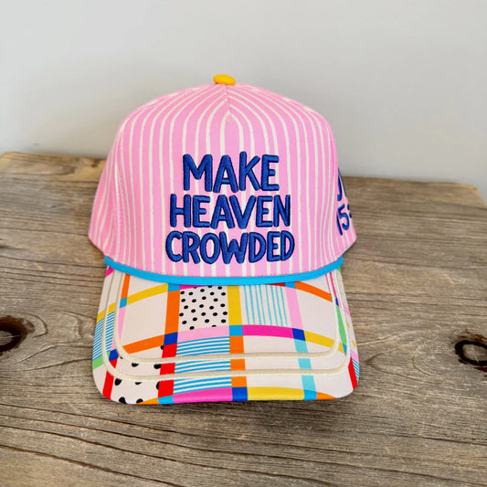 Make Heaven Crowded Patchwork Hat