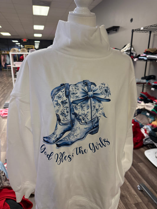 God Bless The Girls Mockneck