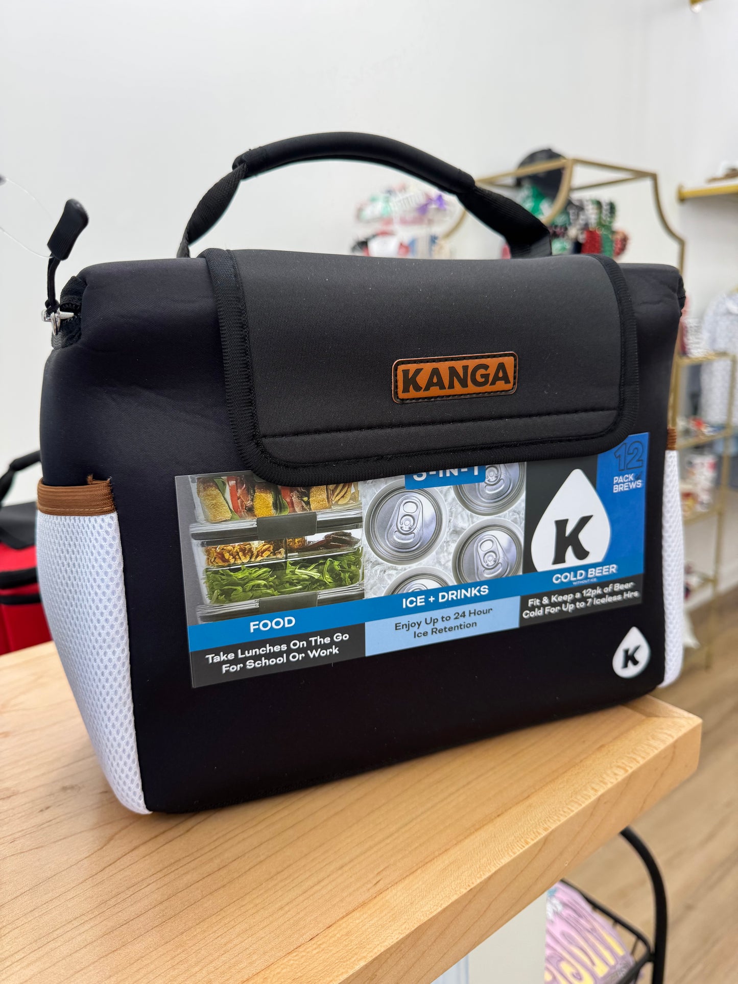 Gibson BrewBox (black,camel white) - Kanga Coolers