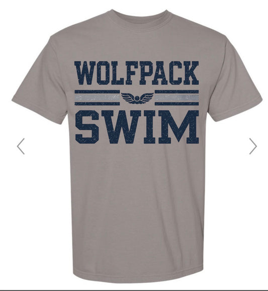 Wolfpack Swim on Grey