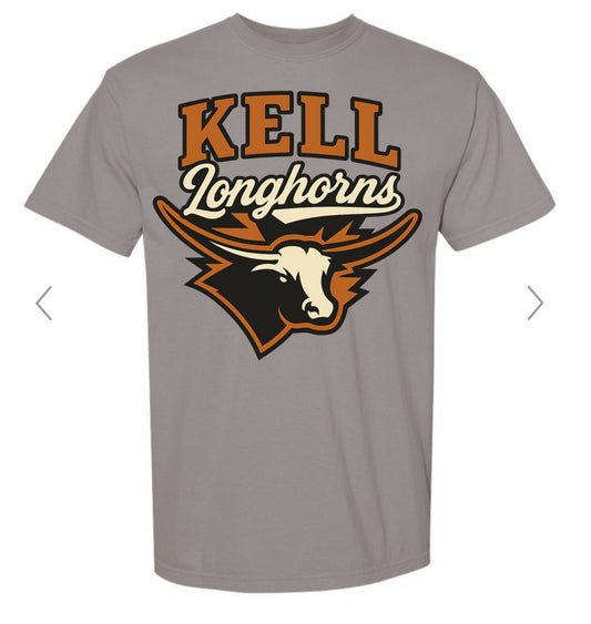 Kell Longhorns Western Logo