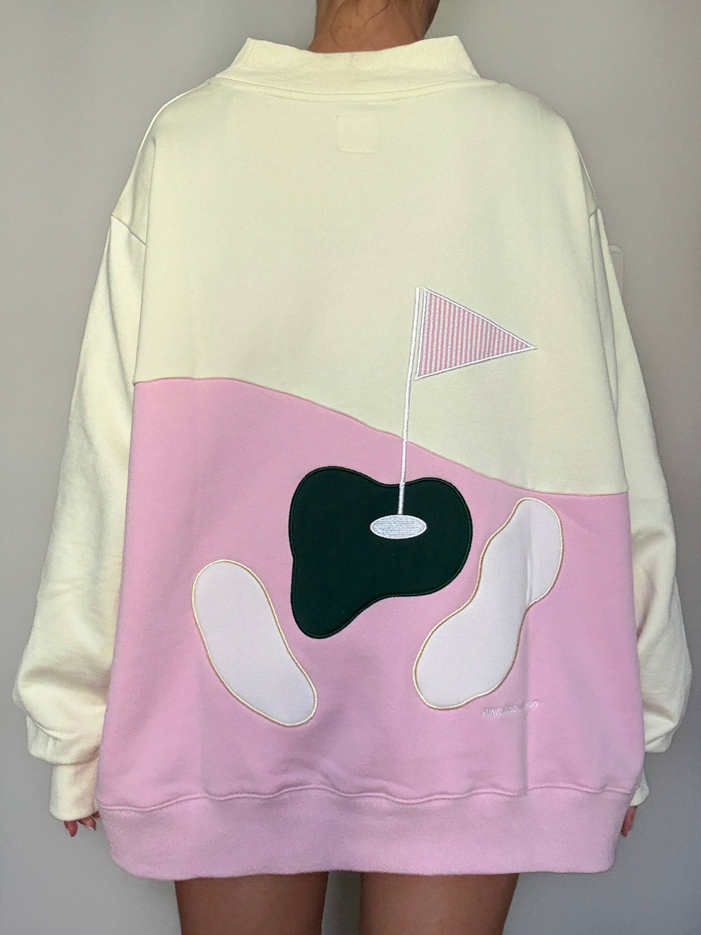 Golfing On The Green Mockneck Sweatshirt