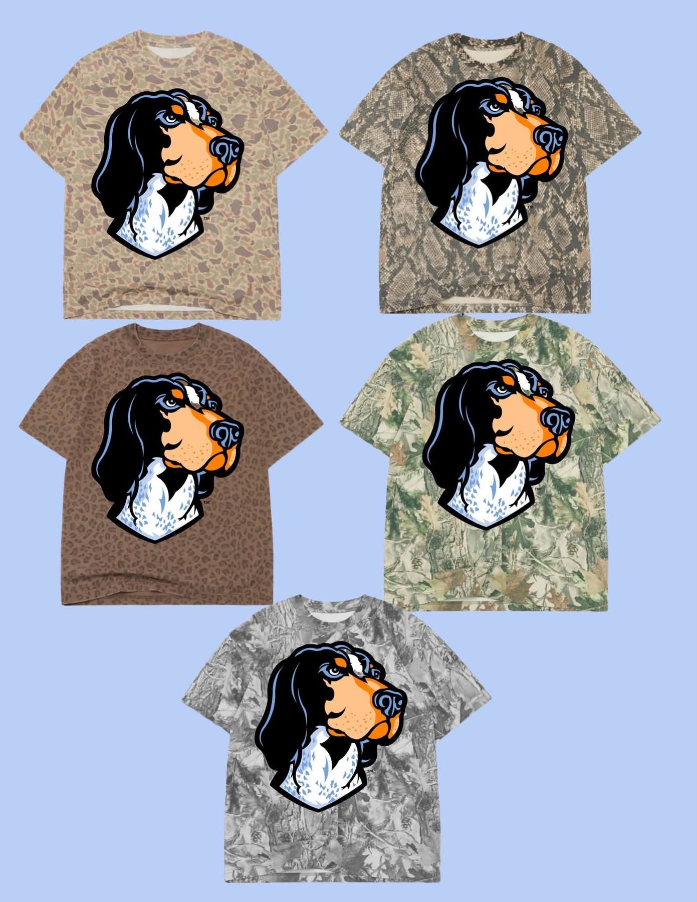 TENNESSEE Smokey Mascot Printed Tee