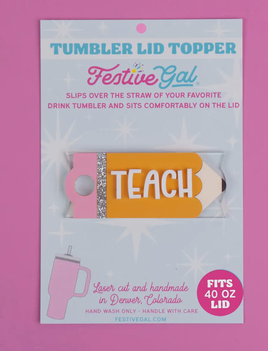 Teach Pencil Stanley Topper 40oz