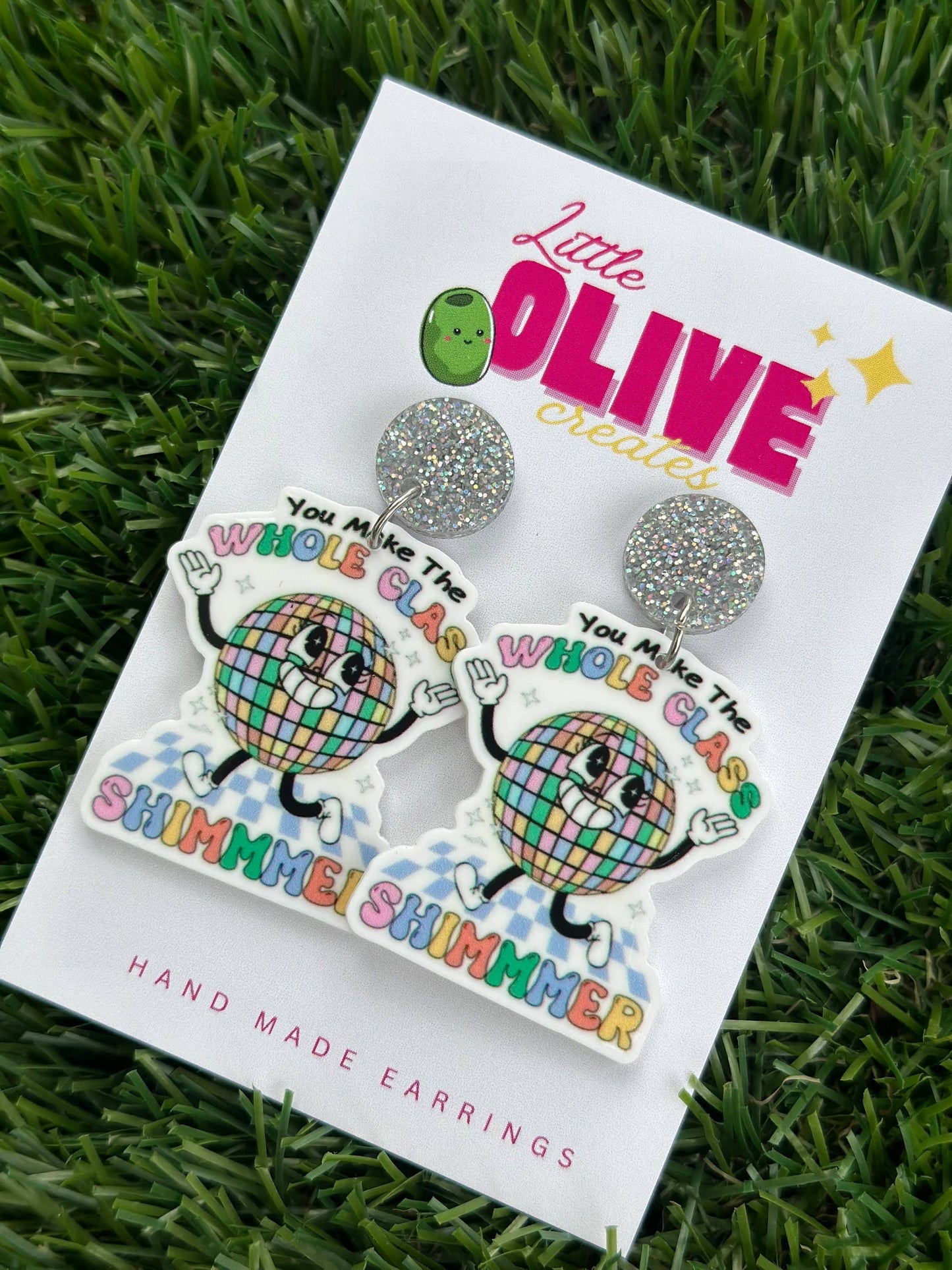 You make the whole class shimmer Earrings: Taylor Swift Inspired