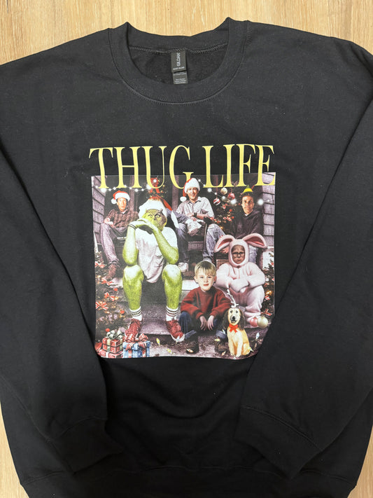 Thug Life Christmas Sweatshirt