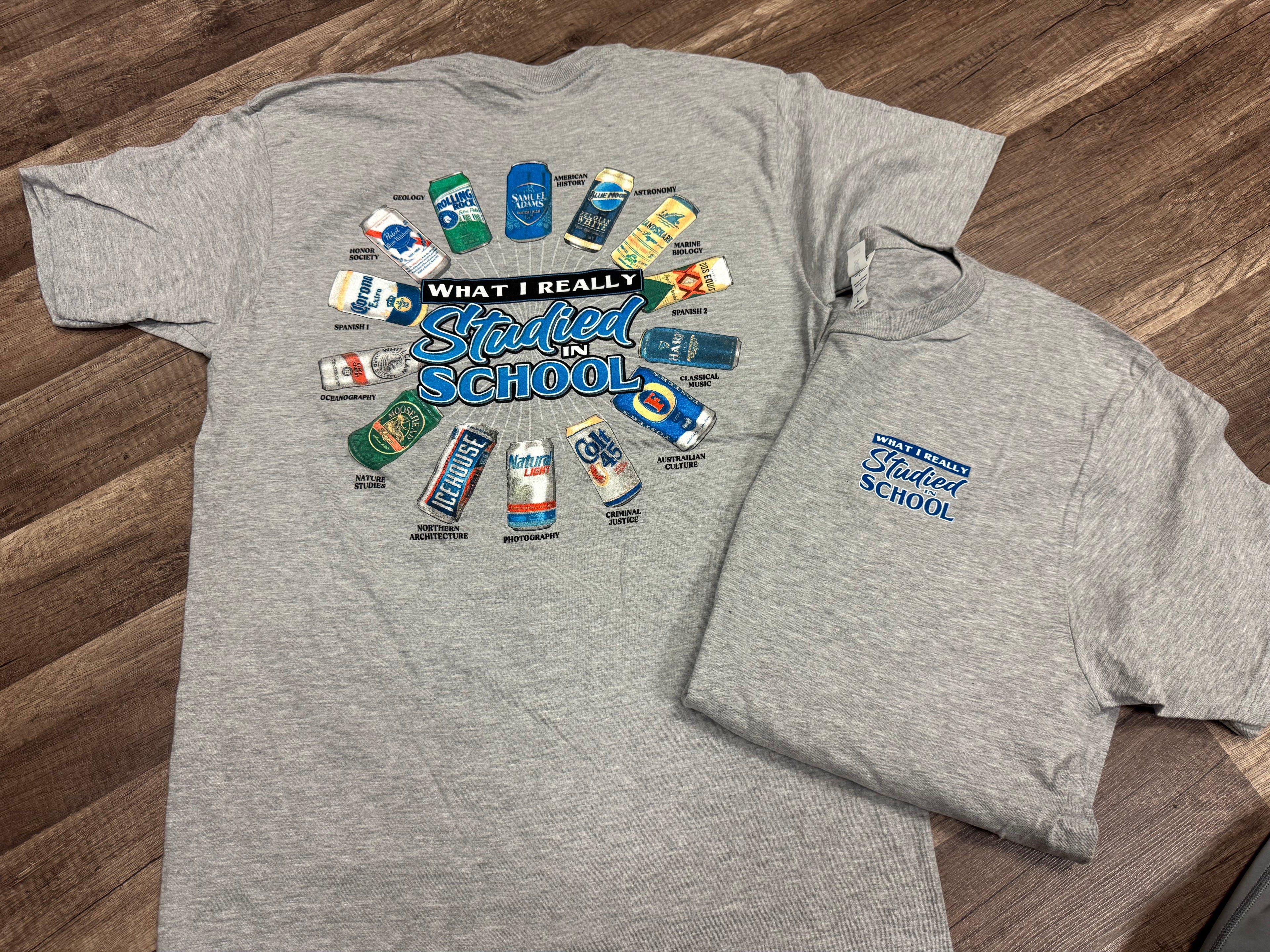 What I Studied in School Beer Tee