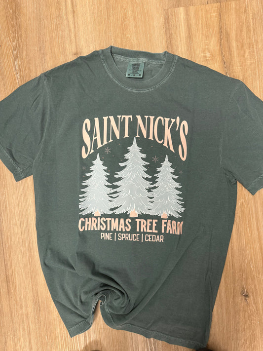 Saint Nicks Tree Farm Tee