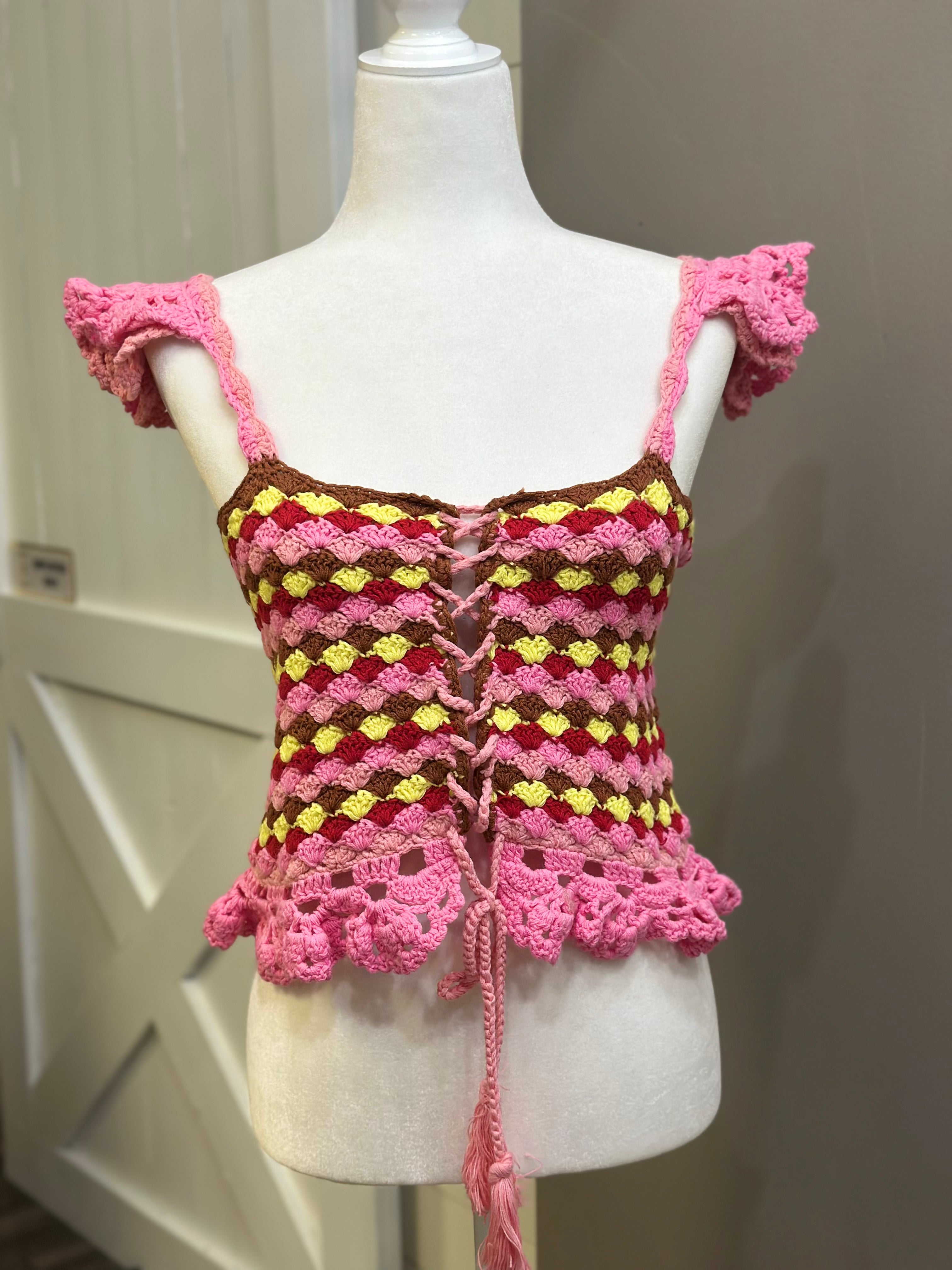 St. Barth Crochet Top