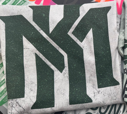 Kennesaw Mountain Faux Glitter Logo COLORBLAST CC TEE