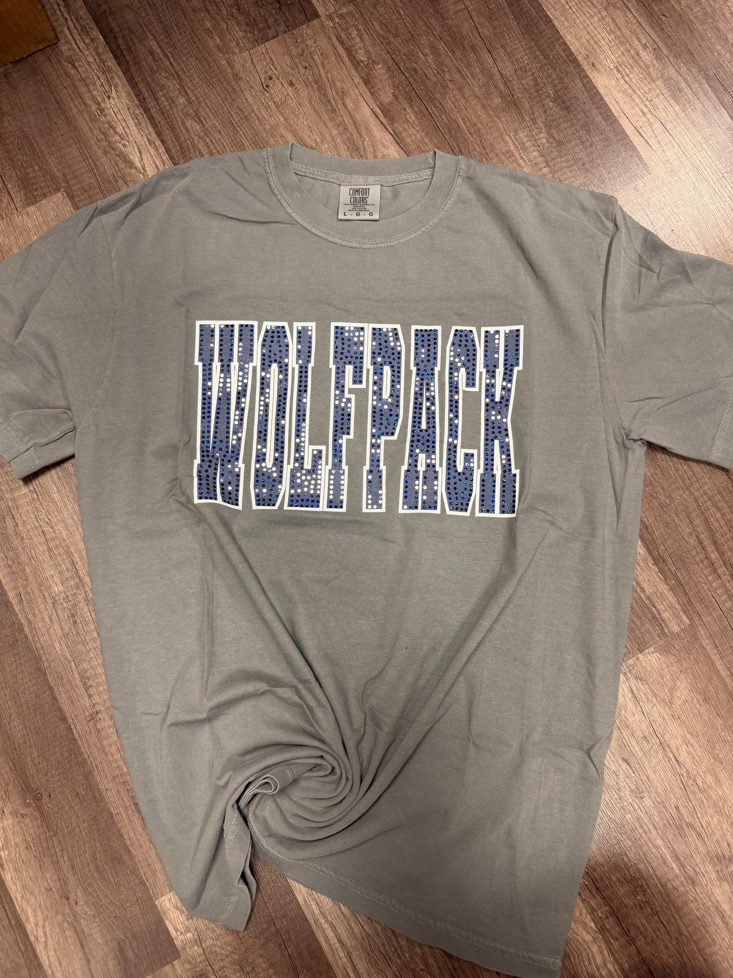 Wolfpack Sequin Tee