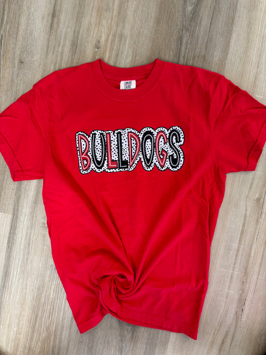 Bulldogs Poka Dot Tee