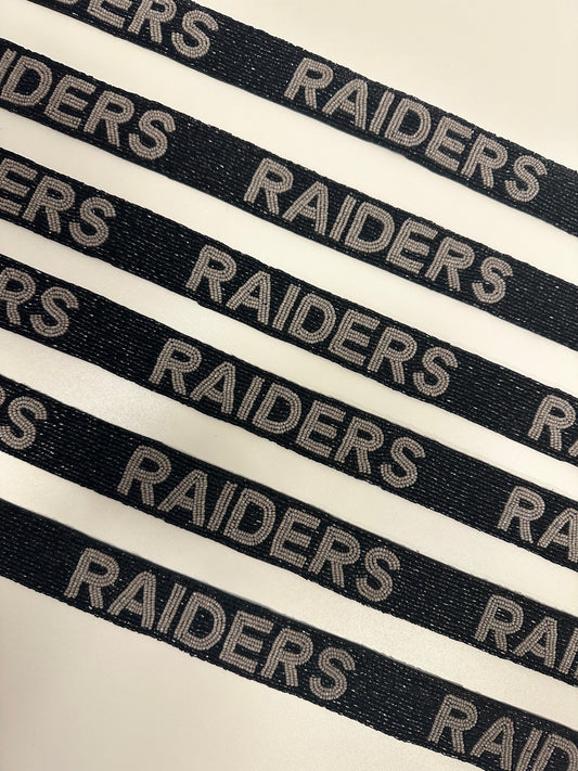 Raiders Beaded Strap