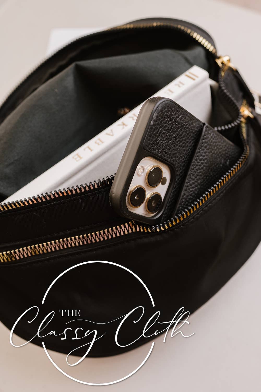 Farah Fanny Bum Bag - Black Checkered